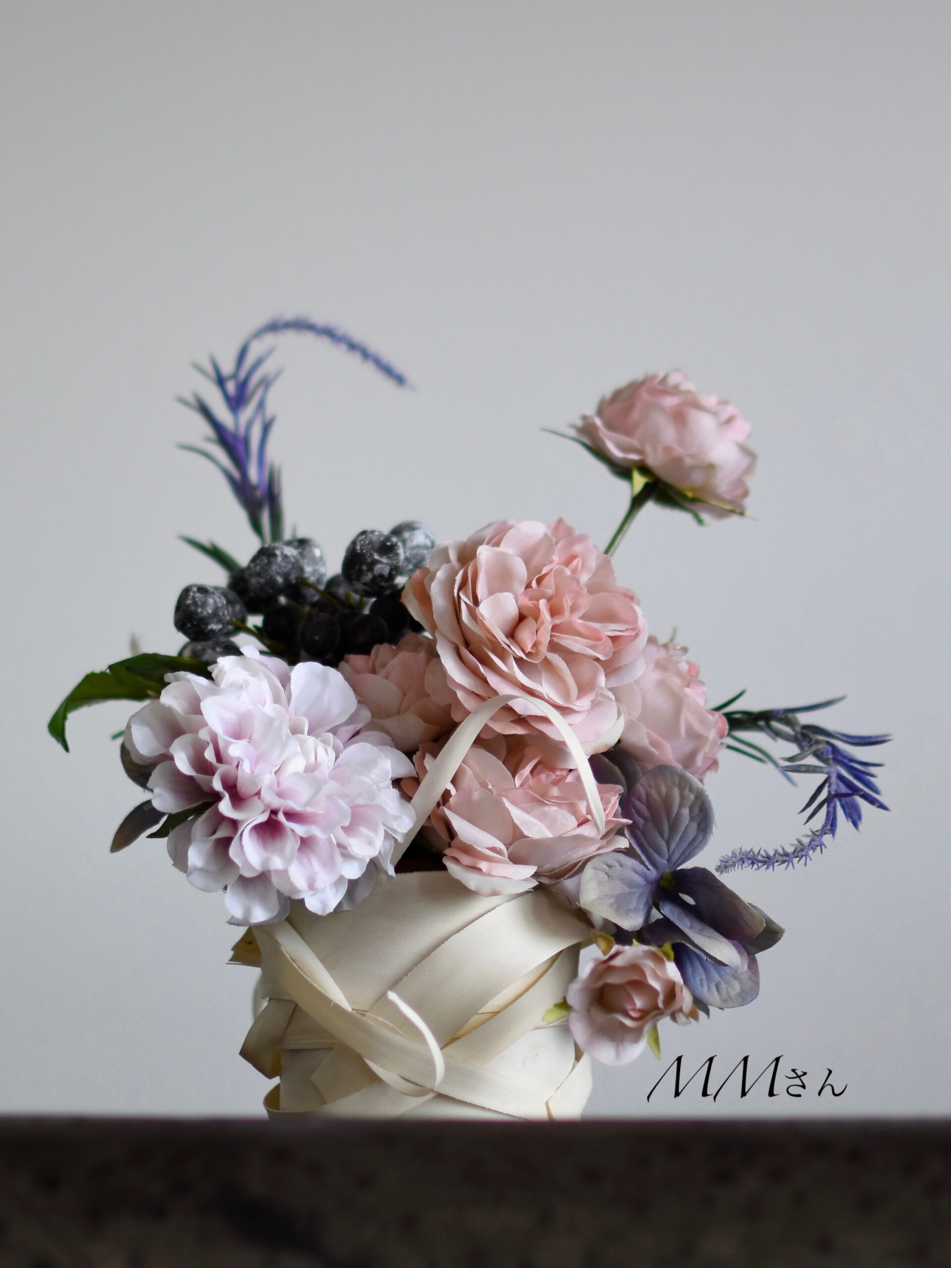 生徒さん作品〜パリスタイルフラワーレッスン🌿〜