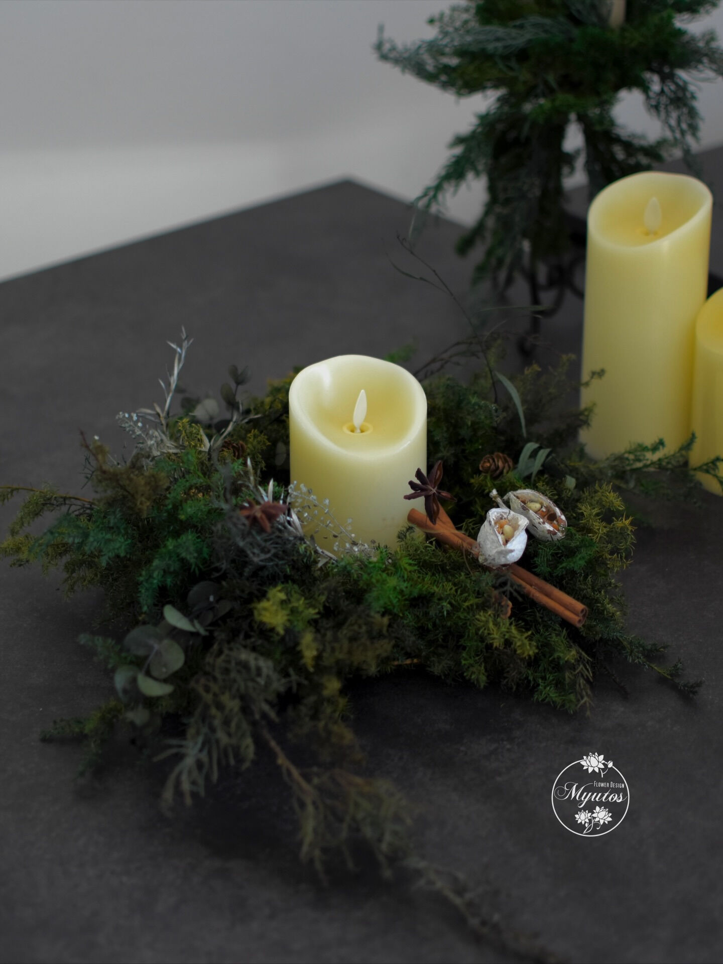 【Noël Wreath｜エバーグリーンの香りに包まれるクリ